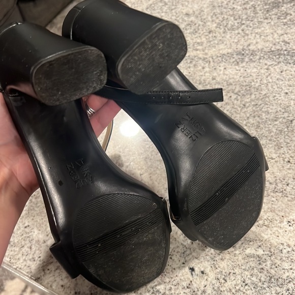 Naturalizer Womens Fields Platform Ankle Strap High Heel Sandal Black 10 Wide - Picture 7 of 7